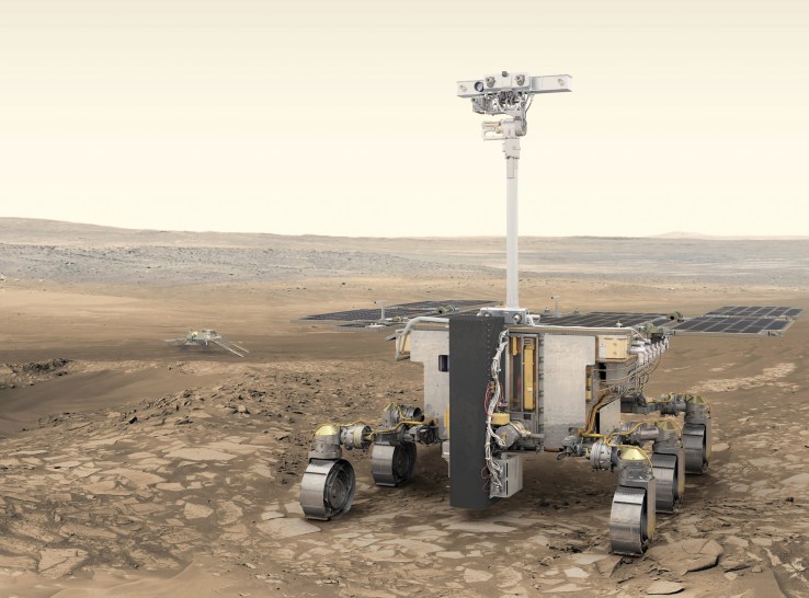 ESA shows off sweet new renders of the Exomars 2020 rover