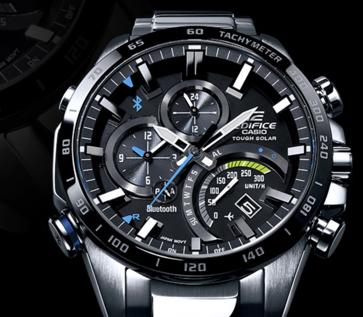 The Casio Edifice EQB501 takes a licking, connects to your cellphone