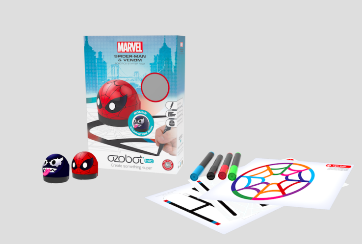 Guardians of the Galaxy and Spider-Man Ozobots are on the way