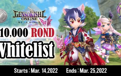 Gensokishi Online Hosts Campaign to Win in-Game Token ROND Whitelist for a Total of $10,000