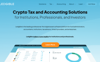 Leading Crypto Tax and Accounting Provider Ledgible Unveils New Design