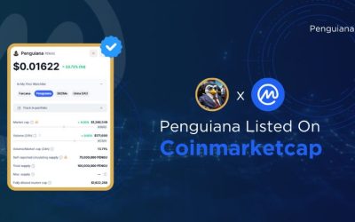 Penguiana’s $PENGU Token Soars Following CoinMarketCap Listing, Preparing for Exciting GUIANA NFT Mint