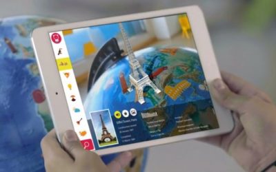 This AR-enhanced globe would be a fun addition to any iPad-equipped classroom