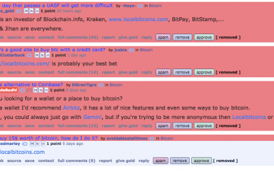 Has Reddit Banned Links to LocalBitcoins?