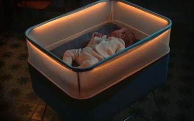 Ford built a baby bed that feels like it’s driving around the neighborhood