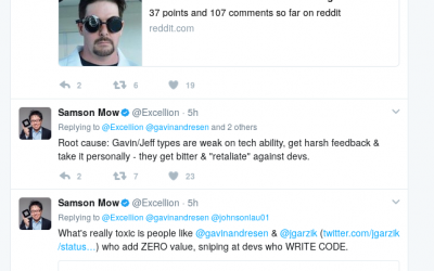 Bitcoin Dev Gavin Andresen: Samson Mow and Greg Maxwell = “Toxic Trolls”