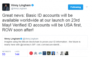 Vinny Lingham: Blockchain ID Will Make The World A Better Place To Live