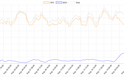 Bitcoin Cash Wins Mining Power as Price Falls Back Below $600