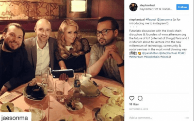 Hotel Heiress Paris Hilton Is the Latest Celebrity to Promote an ICO