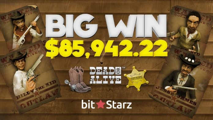 PR: $85,942 won on Dead or Alive at BitStarz Casino