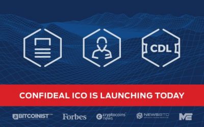 PR: Confideal, a Smart Contract Management Platform Announces the Start of Their Initial Coin Offering (ICO) After Garnering Cooperation …