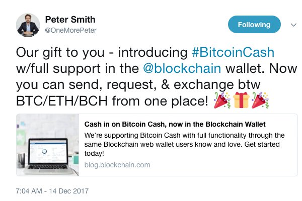 Bitcoin Cash Will Close Out 2017 With Significant Infrastructure Support