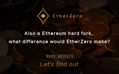 PR: EtherZero — a Revolutionary Ethereum Hard Fork, Forking on 19th Jan 2018