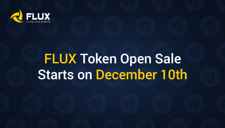PR: Flux Gaming Platform Announces the Start of Token Sale on December 10