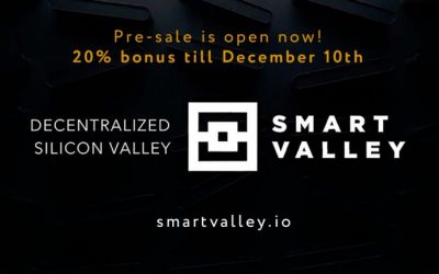 PR: Pre-Sale Launch: Smart Valley – a Decentralized ICO Platform for Projects, Experts, and Investors