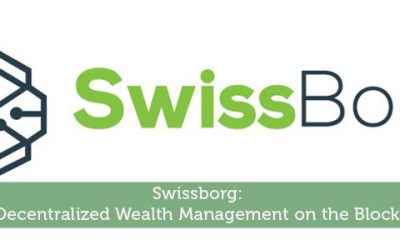 PR: Swissborg Crypto Wealth Management ICO Raised 10 Million Usd in One Day