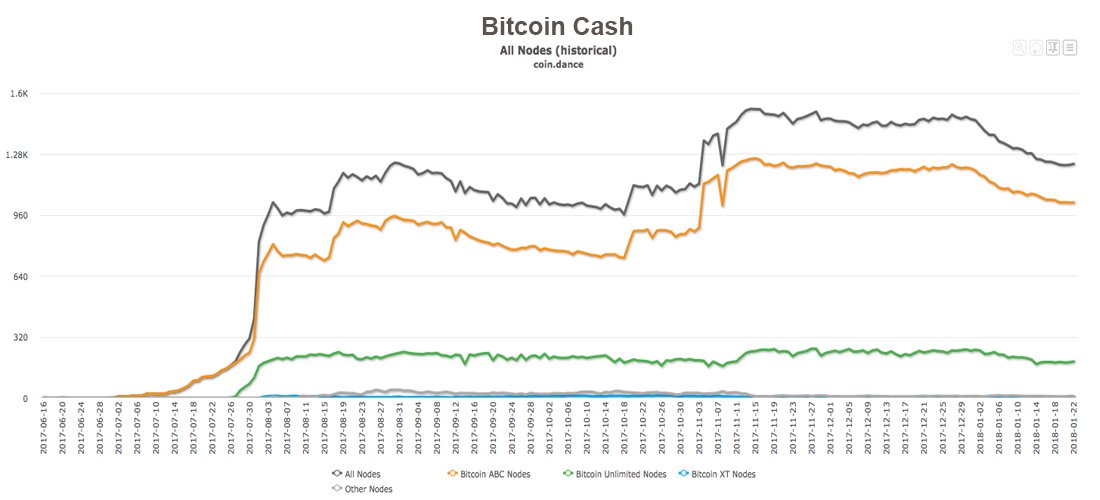 As Blockchains Grow Bigger, Full Node Counts Increase