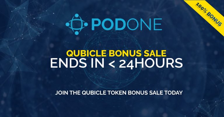 PR: Virtual Network PodOne’s ICO Bonus Round Ends in Less Than 24 Hours
