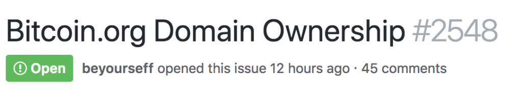 Dispute Erupts Over the Ownership of Bitcoin.org