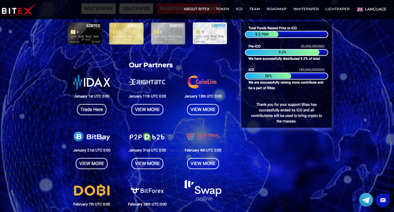 PR: Bitex Global Launches XBX on Global Exchanges