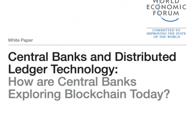 New WEF Research Explores Central Bank Activities With Blockchain And DLT