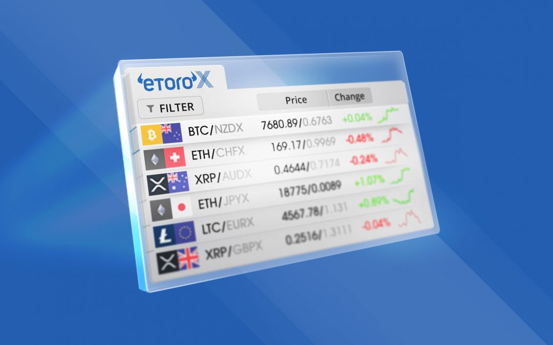 eToroX Launches Crypto Exchange Supporting 8 Fiat-Stablecoins And 6 Cryptos