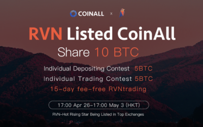 PR: CoinAll Lists Ravencoin With 10 BTC Giveaway