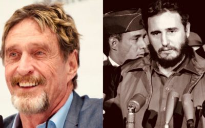 A History of Violent Intervention: John McAfee Offers to Help Cuba Resist US Sanctions With Crypto