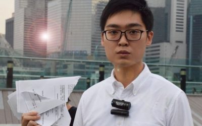 Hong Kong Protest Leader Hopes to Incite Run on Chinese Banks