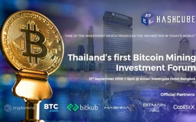 PR: Hashcube Announces Bitcoin Mining Investment Forum in Thailand