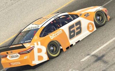 Bitcoin Car Finishes First in Virtual NASCAR Race Beating National Champion Kyle Busch