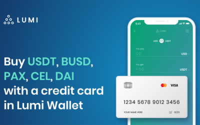 Buy Stablecoins With Your Credit Card in Lumi Wallet