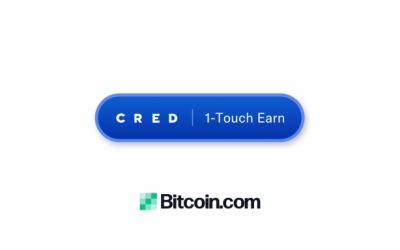 Bitcoin.com Wallet Launches Cred’s 1-Touch “Earn” Button