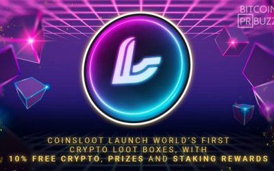 CoinsLoot Launch World’s First Crypto Loot Boxes, With 10% Free Crypto, Prizes and Staking Rewards