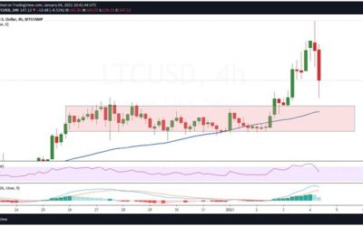 Litecoin rally fades as Bitcoin slides towards $30,000