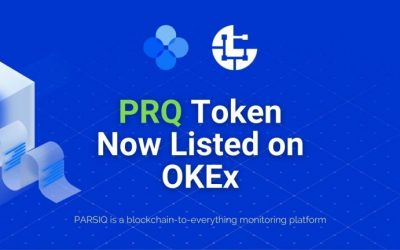 Real-Time Blockchain-to-Everything Platform PARSIQ (PRQ) Now Listed on OKEx