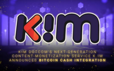 Kim Dotcom’s Next-Generation Content-Monetization Service K.IM Announces Bitcoin Cash Integration