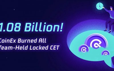 CoinEx Burns All 1.08 Billion Locked CET Allocated to the Team