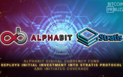 Alphabit Digital Currency Fund Deploys Initial Investment in Stratis Protocol and Initiates Coverage