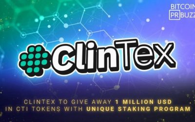 ClinTex to Give Away 1 Million USD in CTi Tokens With Unique Staking Program