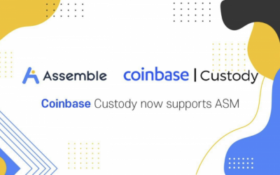 ASSEMBLE Protocol (ASM) Is Now Supported on Coinbase Custody