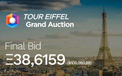 OVR: The Eiffel Tower Non-Fungible Token Has Been Sold for 38 ETH