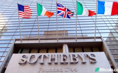 Top Auction House Sotheby’s to Accept Cryptocurrencies via Coinbase for Physical Art