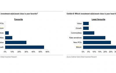 Asian hedge fund managers favor growth over Bitcoin: Goldman Sachs survey