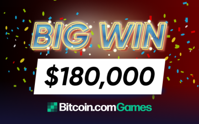 Bitcoin.com Games Player Gets Lucky Big Time, Wins 5 BTC on Popular Online Slot