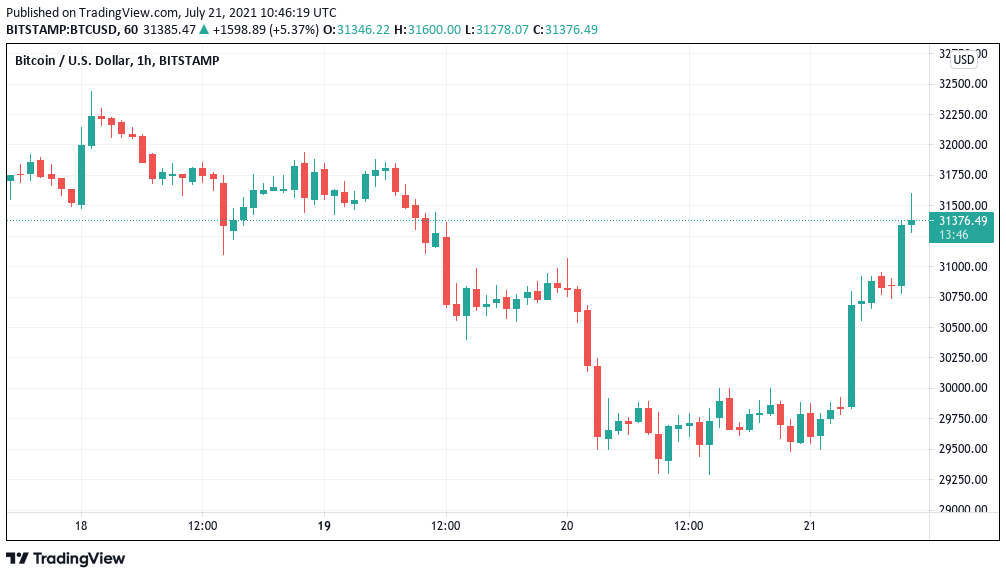 Bitcoin rebounds to $31.6K, but warnings of another BTC price plunge are everywhere