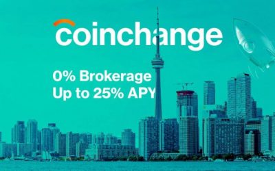 Coinchange Announces Truly 0% Fee Brokerage and 25% APY DeFi Platform That Is Secure and Regulated