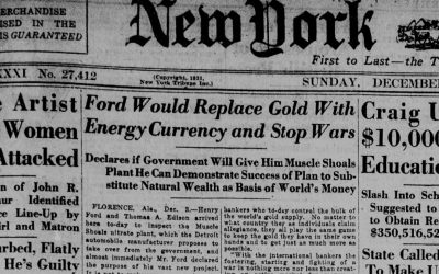 100 years ago, Henry Ford proposed ‘energy currency’ to replace gold