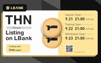 LBank Exchange Will List THN (Throne) on September 22, 2021