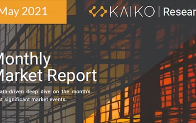 Kaiko Research: Monthly Market Report May 2021